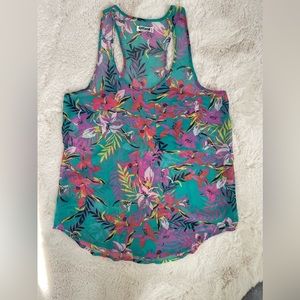 Garage sheer floral top